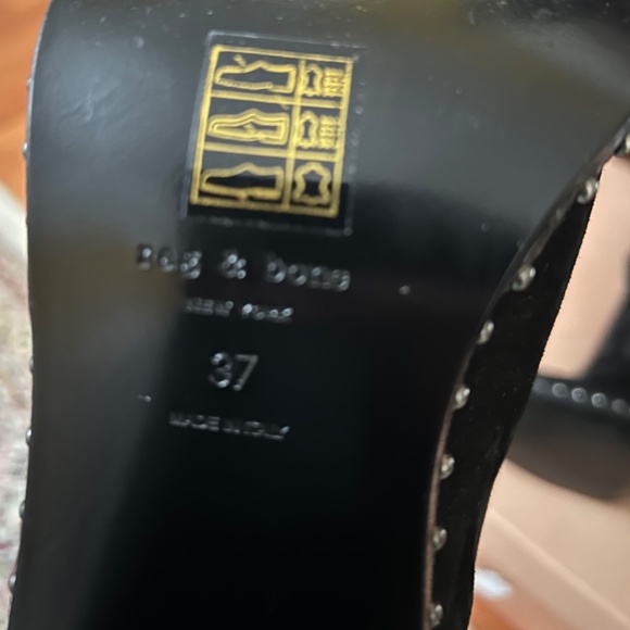 Rag & bone black suede ankle boots - Picture 4 of 8